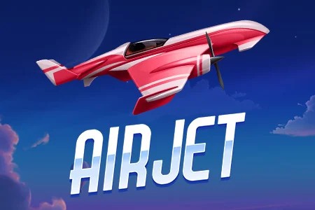Air Jet logo by 100HP Gaming at Vegasino CasinoAir Jet