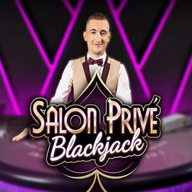Blackjack Salon Privé logo by Ezugi at Vegasino Casino