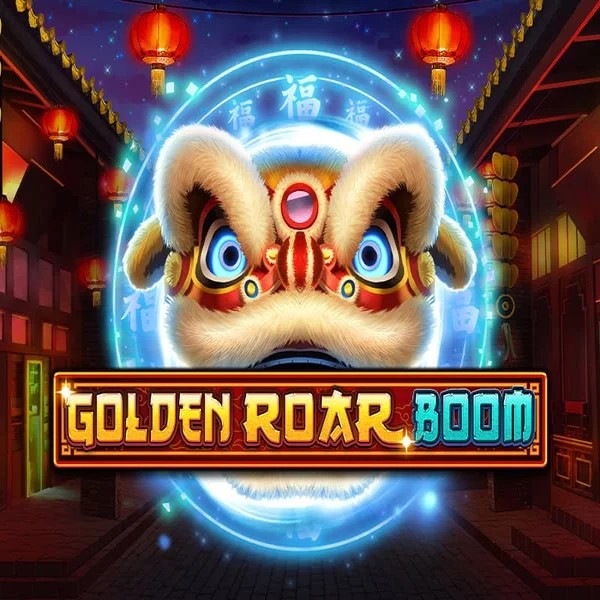 Golden Roar BOOM casino game by Greentube – featured logo at Vegasino Casino