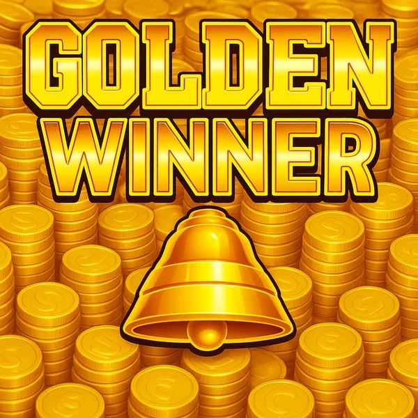 Golden Winner online game logo by Inspired Gaming on vegasinocasino1.com