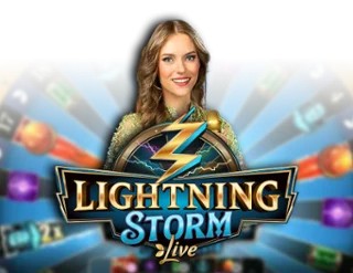 Lightning Storm game by Evolution – logo hosted on Vegasino Casino