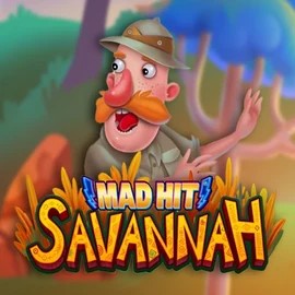 Mad Hit Savannah slot logo by RubyPlay at Vegasino CasinoMad Hit Savannah