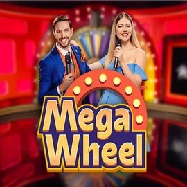 Official Live Casino logo: Mega Wheel by Pragmatic Play at Vegasino Casino