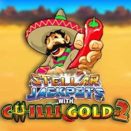 Stellar Jackpots with Chilli Gold x2 logo by Lightning Box Game at Vegasino Casino