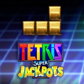 Tetris Super Jackpots by WMS, showcased at vegasinocasino1.com – game logo