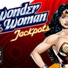 Wonder Woman Jackpots logo – Jackpots by Amaya at Vegasino Casino